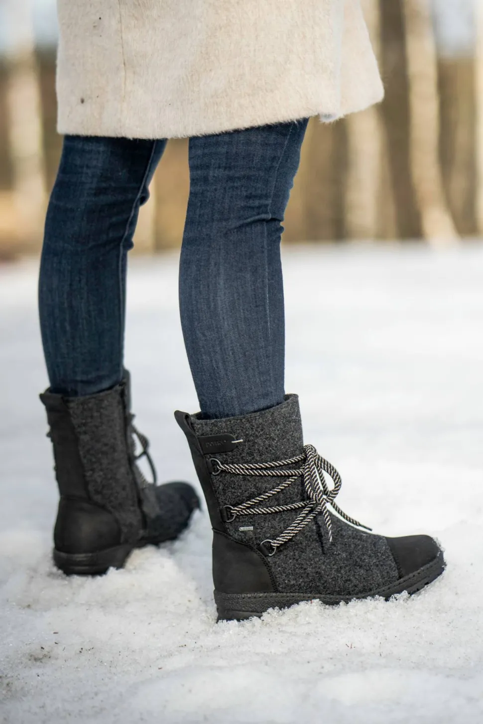 Pomar Women's Koli XW GORE-TEX® Felt Boots Granite/Black