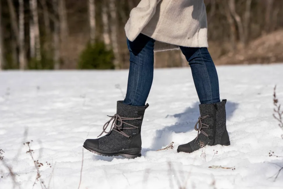 Pomar Women's Koli XW GORE-TEX® Felt Boots Granite/Black