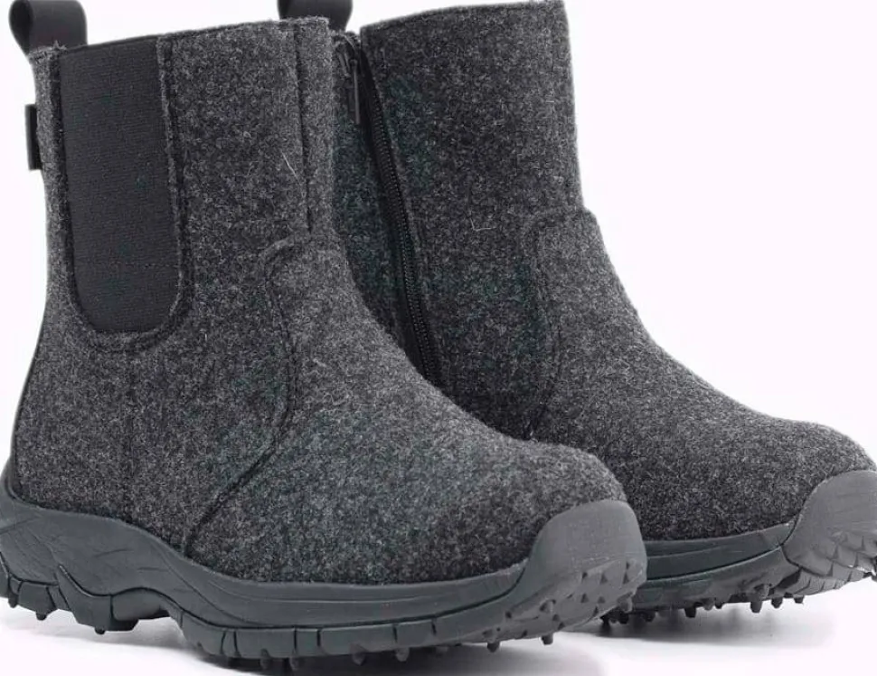 Pomar Women's Metso GORE-TEX Winter Spike Boot Granit felt/Black waxy
