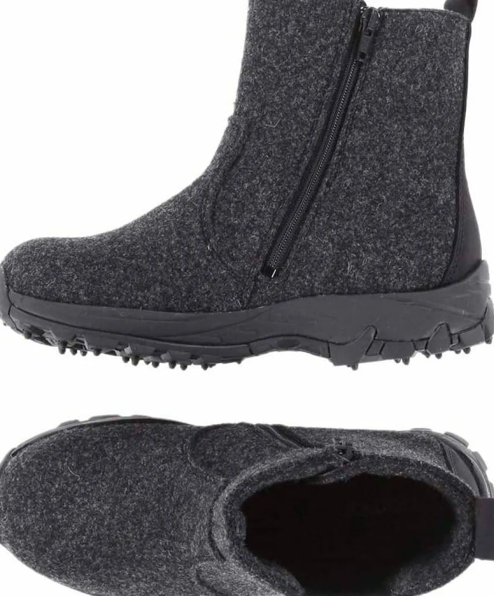 Pomar Women's Metso GORE-TEX Winter Spike Boot Granit felt/Black waxy