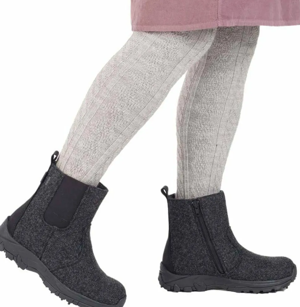 Pomar Women's Metso GORE-TEX Winter Spike Boot Granit felt/Black waxy