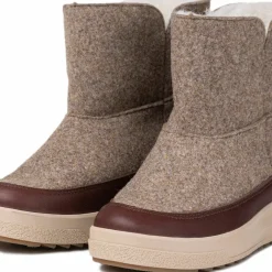 Pomar Women's Niva GORE-TEX Ankle Boot Sand Felt/vivian Brown/fur