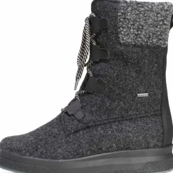 Pomar Women's Reki Gore-Tex Felt Boot Granit Felt/Black Waxy Leather