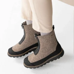Pomar Women's Unari GORE-TEX Ankle Boot Sand Felt/pu-suede