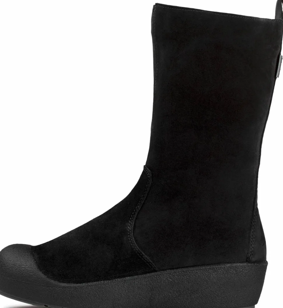 Pomar Women's Utu Gore-Tex Winter Boot Black Suede/waxy (fur L) Curling