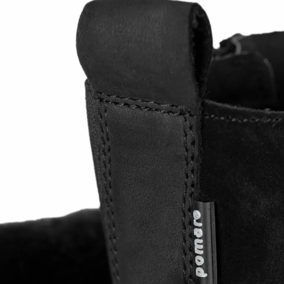 Pomar Women's Utu Gore-Tex Winter Boot Black Suede/waxy (fur L) Curling