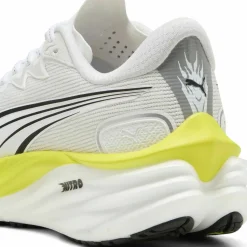 Puma Men's Velocity Nitro 4 Puma White-lux Lime