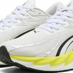 Puma Men's Velocity Nitro 4 Puma White-lux Lime