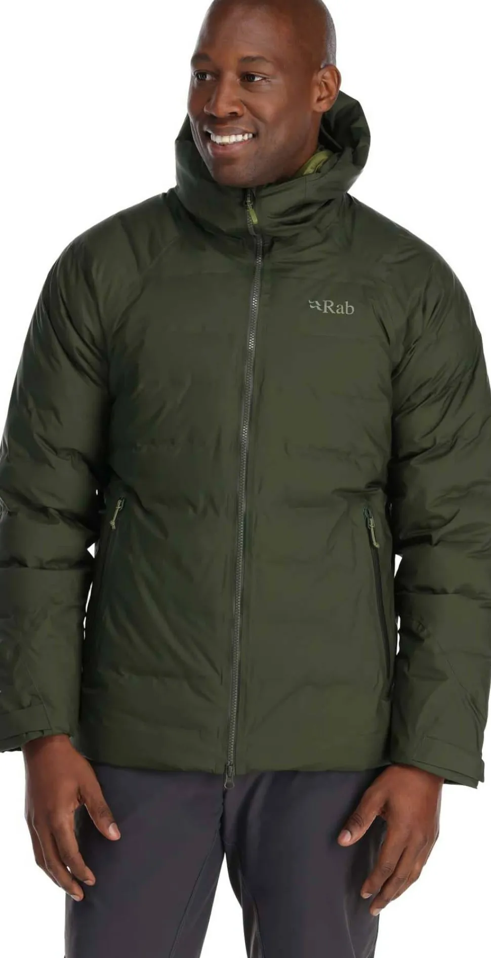 Rab Men's Valiance Waterproof Down Jacket Army