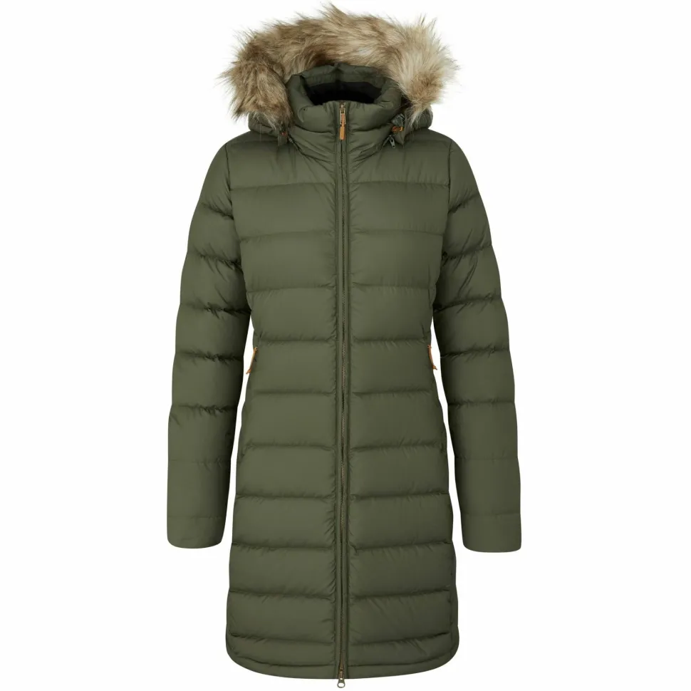 Rab Women's Deep Cover Down Parka Army