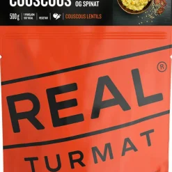 Real Turmat Coscous With Lentils And Spinach Orange