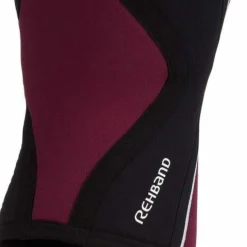 Rehband Rx Knee-Sleeve 5mm Black/Burgundy