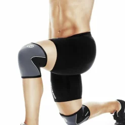 Rehband Rx Knee-Sleeve 5mm Black/Steel Grey