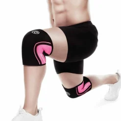 Rehband Rx Knee-Sleeve 5mm Black/Pink