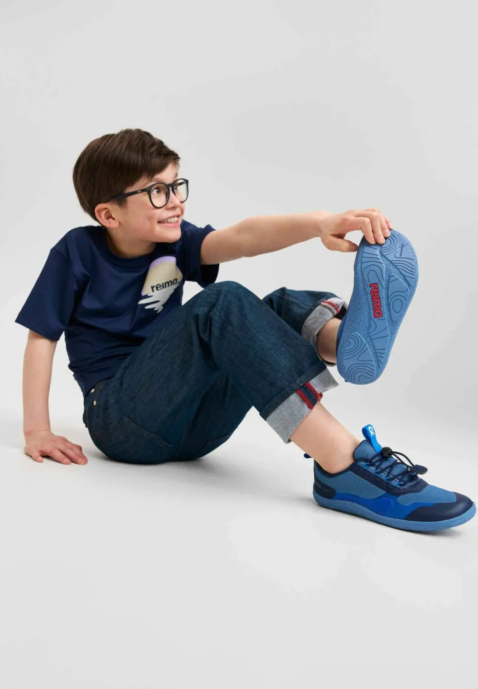 Reima Kids' Reimatec Barefoot Shoes Tallustelu Blue Ocean
