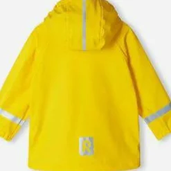 Reima Kids' Shell Raincoat Lampi Yellow
