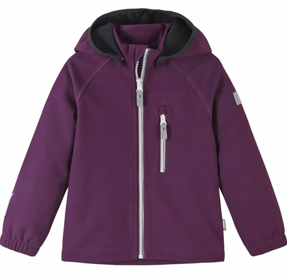 Reima Kids' Softshell Jacket Vantti Deep Purple