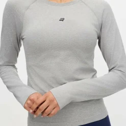 Röhnisch Seamless Flex Long Sleeve Grey Melange