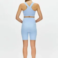 Röhnisch Women's Flattering High Waist Bike Tights Chambray Blue
