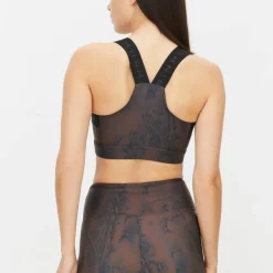 Röhnisch Women's Kay Printed Sports Bra Brown Snake