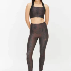 Röhnisch Women's Kay Printed Sports Bra Brown Snake