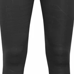 Röhnisch Women's Logo Effect High Waist Tights Black Logo Emboss