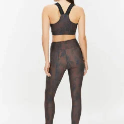 Röhnisch Women's Printed High Waist Tights Brown Snake
