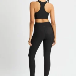 Röhnisch Women's Ribbed R High waist Tights Black