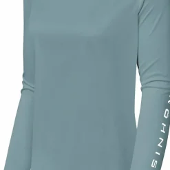 Röhnisch Women's Team Logo Long Sleeve Stormy Sea