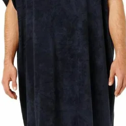 Rip Curl Classic Surf Hooded Towel Poncho Black/Off White