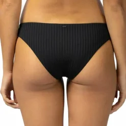Rip Curl Premium Surf Cheeky Coverage Bikini Bottoms Black