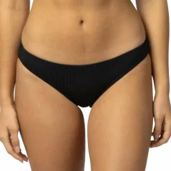 Rip Curl Premium Surf Cheeky Coverage Bikini Bottoms Black