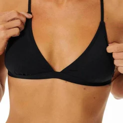 Rip Curl Women's Classic Surf Crossback Triangle Bikini Top Black