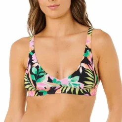 Rip Curl Women's Molokaï Halter Bikini Top Black