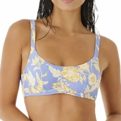Rip Curl Women's Oceans Together D-Cup Top Blue