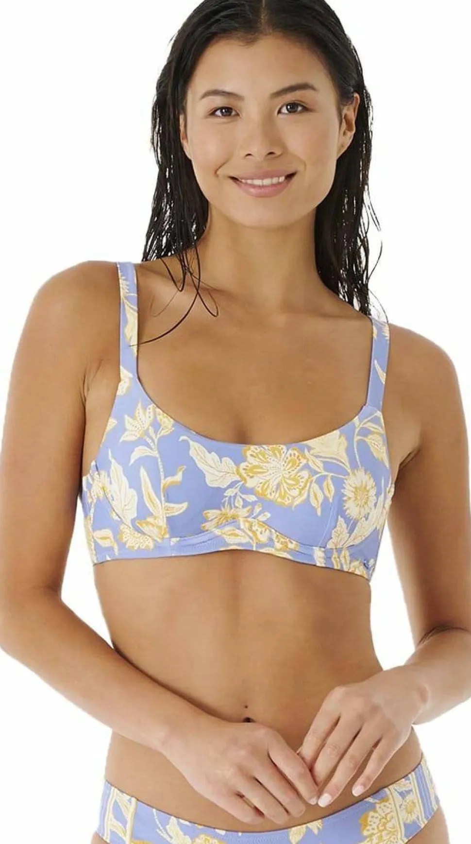 Rip Curl Women's Oceans Together D-Cup Top Blue