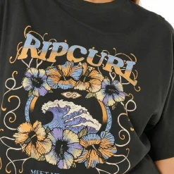 Rip Curl Women's Pacific Coast Heritage Tee Washed Black