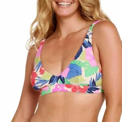 Rip Curl Women's Party Wave Halter Bikini Top Multico