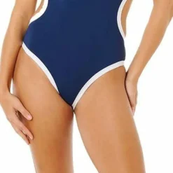 Rip Curl Women's Surf Stripe Cheeky One Piece Dark Navy