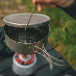 Robens Fire Midge Ti. Cook Set Grey
