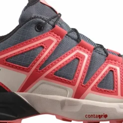Salomon Junior Speedcross Waterproof Grisaille/Hushed Violet/Rouge Red