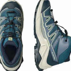 Salomon Junior's X Ultra Mid GORE-TEX Grisaille/Spellbound/Butterfly