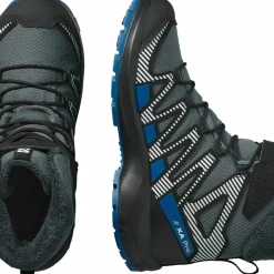 Salomon Juniors' XA PRO V8 Winter ClimaSalomon Turbulence/Black/Dark Blue