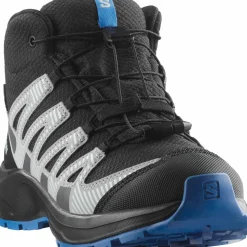 Salomon Junior's XA Pro V8 Mid Waterproof Black/monument/french Blue