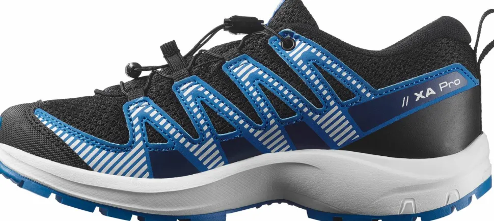 Salomon Kids' XA Pro V8 Black/white/french Blue