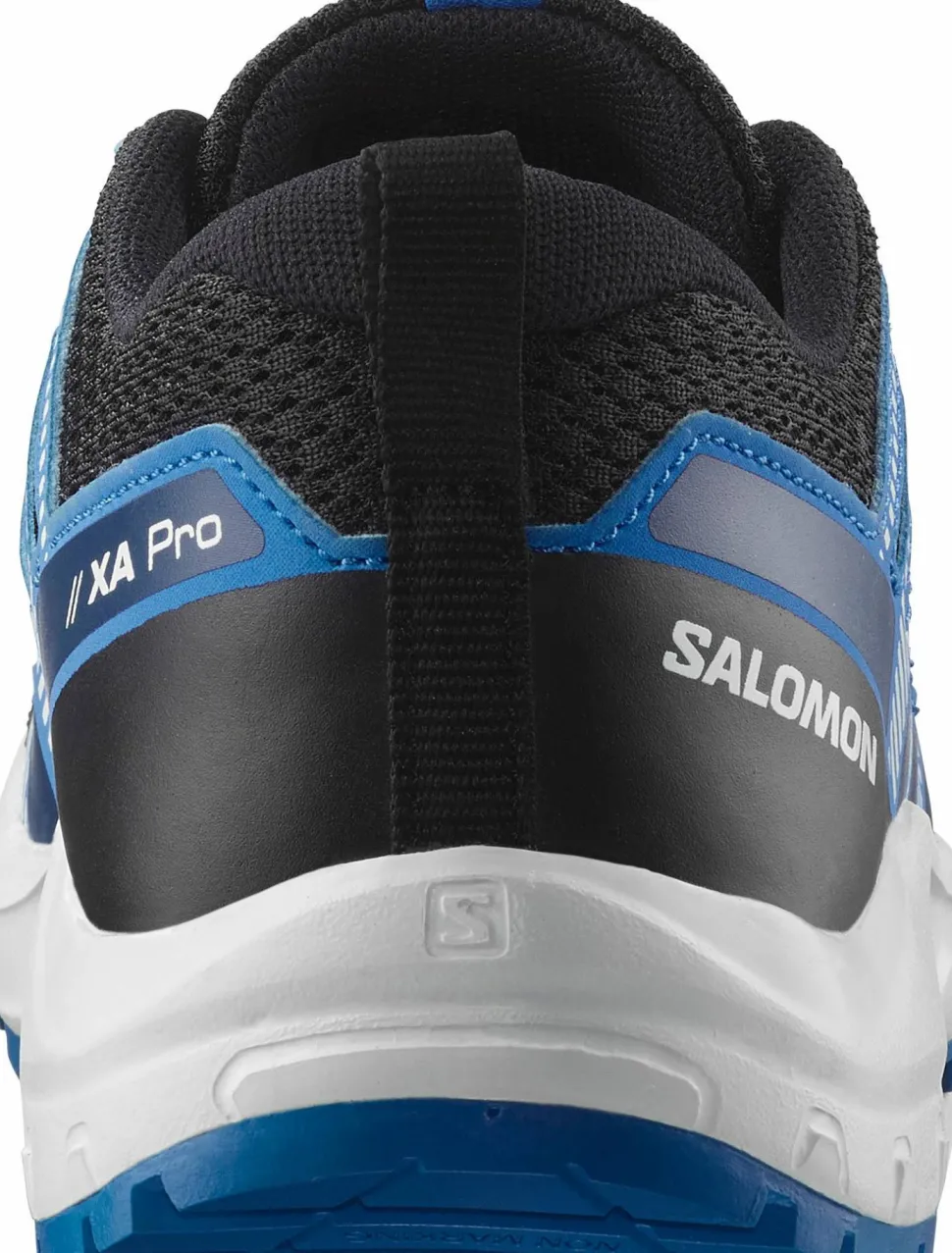 Salomon Kids' XA Pro V8 Black/white/french Blue