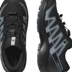 Salomon Kids' XA Pro V8 Waterproof Black/turbulence/quarry