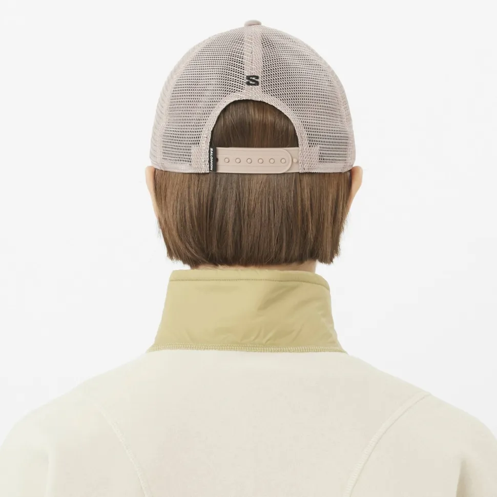 Salomon Logo Trucker Cap Etherea