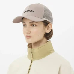 Salomon Logo Trucker Cap Etherea
