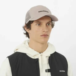 Salomon Logo Trucker Cap Etherea